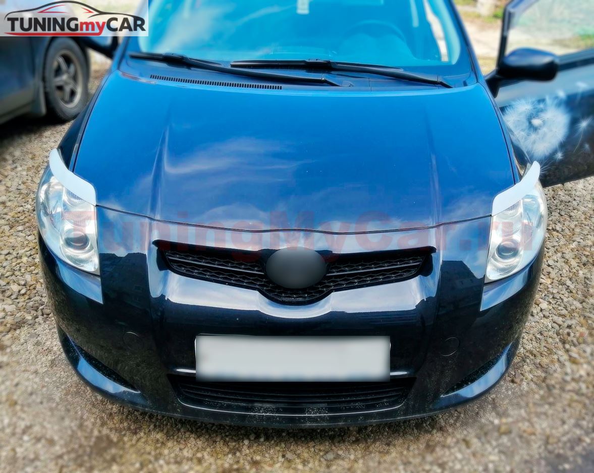 Реснички на фары для Toyota Auris 2006-2010 B3-10>