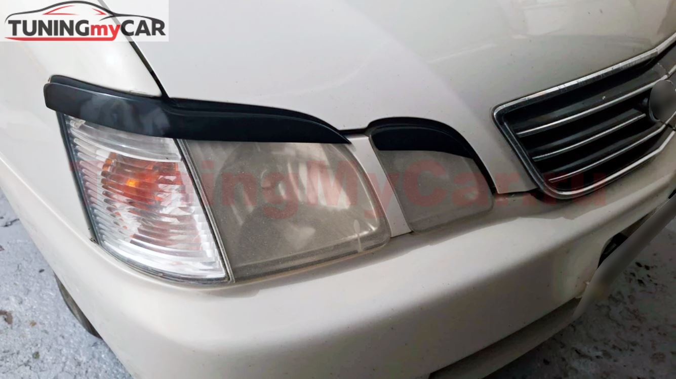 Реснички на фары для Toyota Gaia 1998-2004
