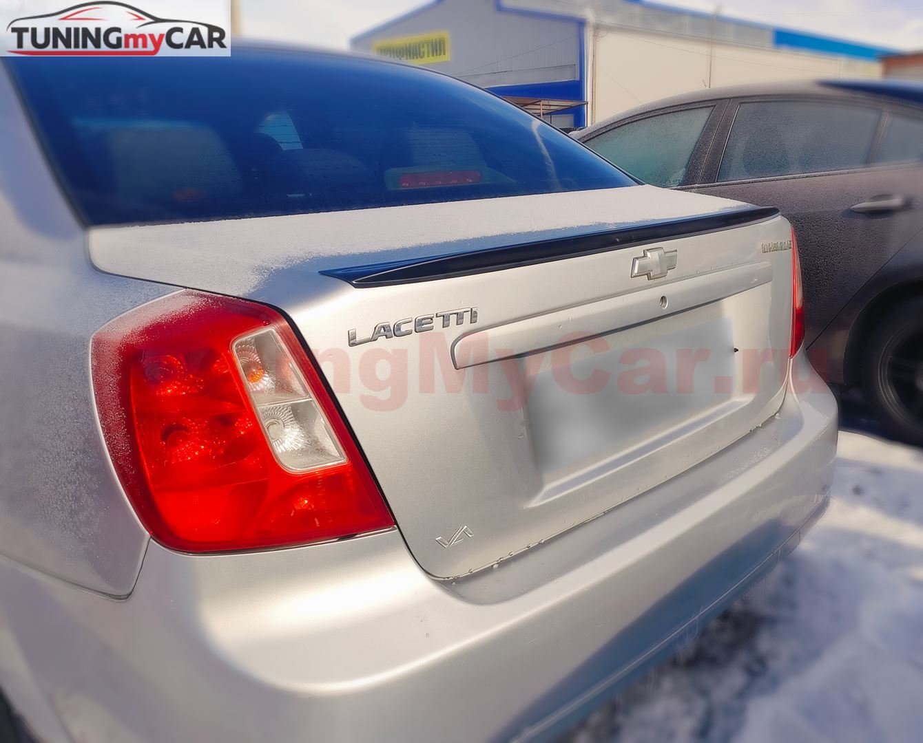 Лип-спойлер (Узкий) для Chevrolet Lachetti седан 2004-2013 G4-5