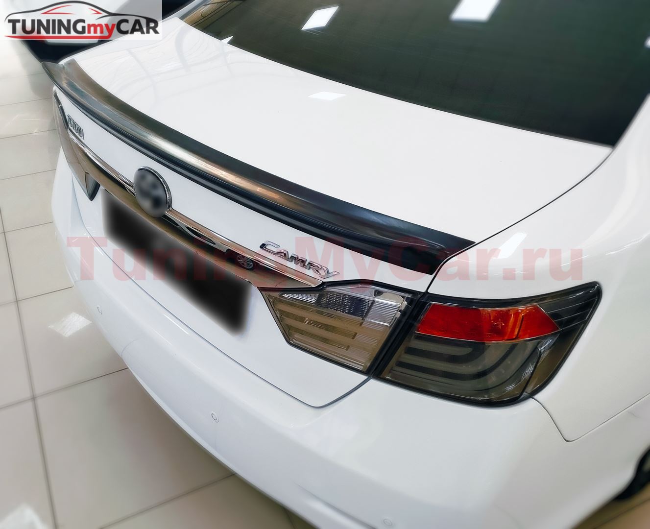 Лип-спойлер для Toyota Camry XV50 2011-2014 (дорестайлинг) G1-5