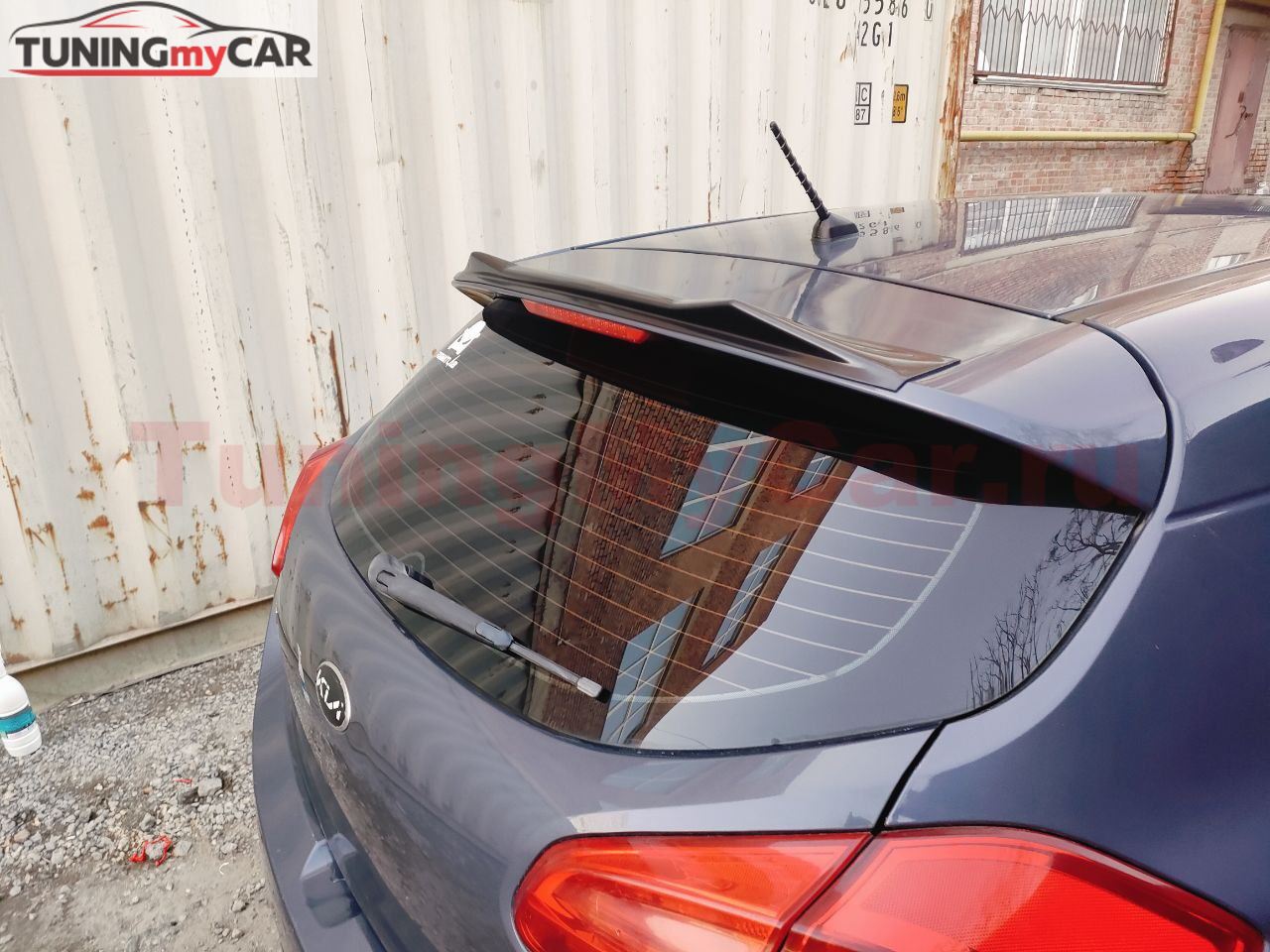 Лип-спойлер для Kia Ceed II 2012-2018 M4-Style G3-6