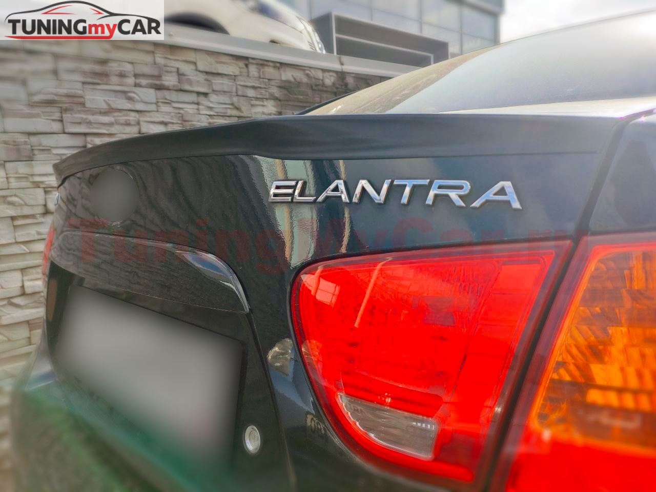 Лип-спойлер для Hyundai Elantra IV 2006-2011 M4-Style G4-4