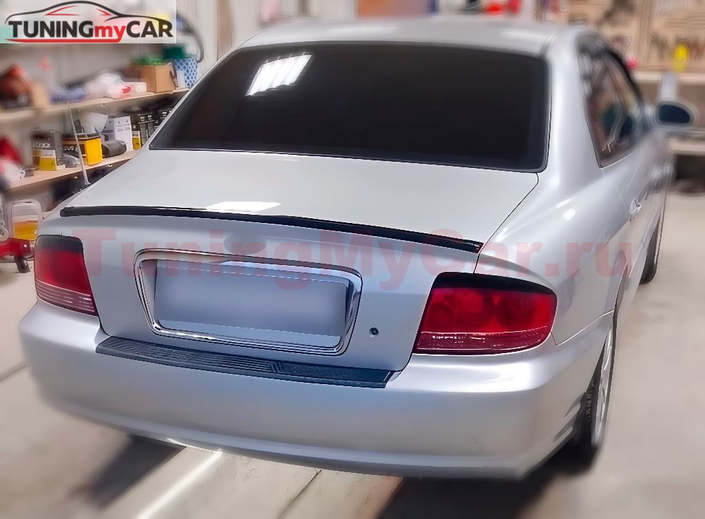 Реснички на фары для Hyundai Sonata 2002-2009 ЗАДНИЕ