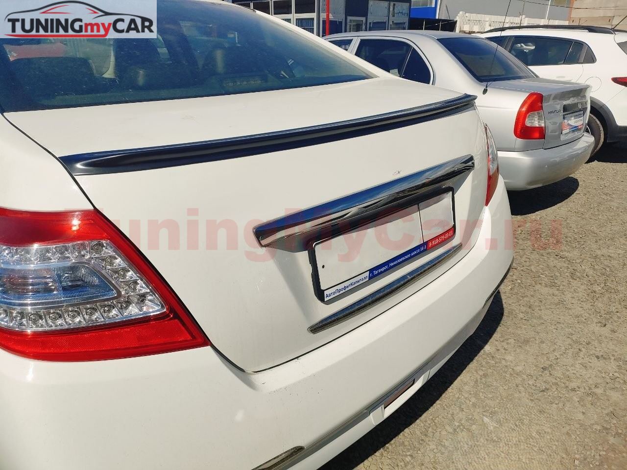Лип-спойлер для Nissan Teana 2 2008-2011 G4-4