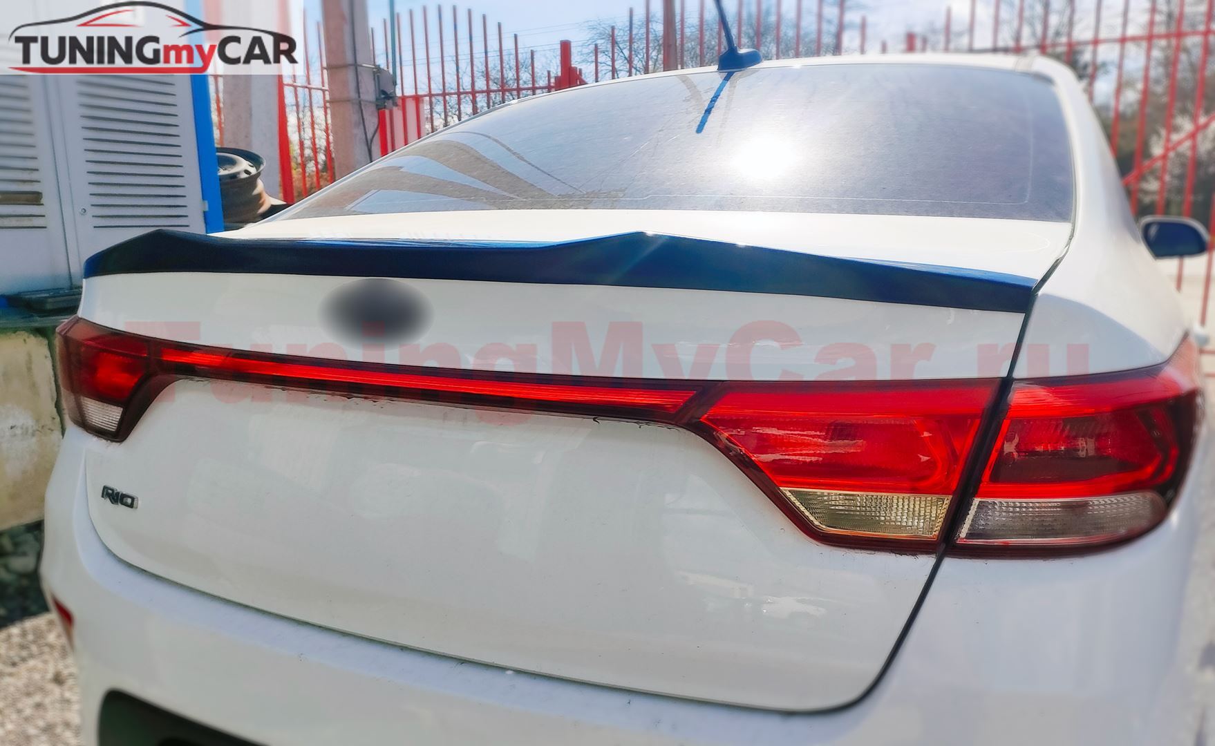 Лип-спойлер для Kia Rio IV 2016-2020 M4 Style v.2 G3-4