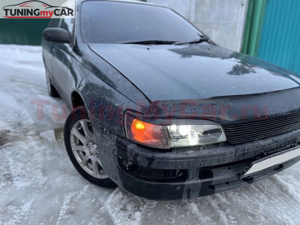 Реснички на фары для TOYOTA CORONA/CALDINA 1992-2002 T190 Широкие B4-2>
