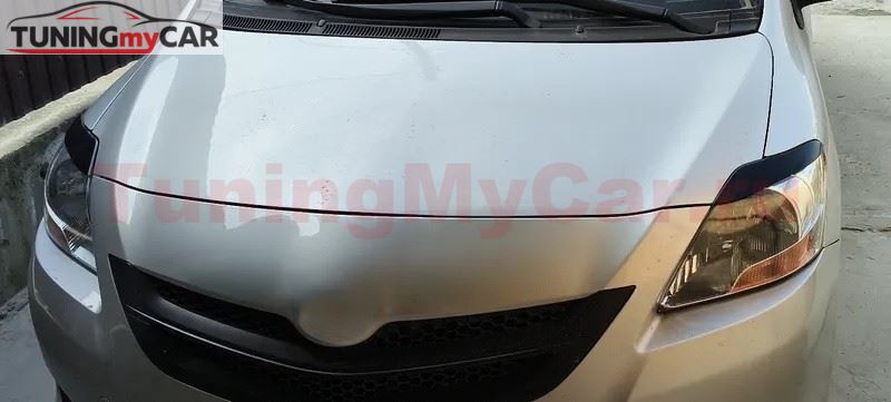 Реснички на фары TOYOTA YARIS (седан), BELTA 2005-2012г H3-12