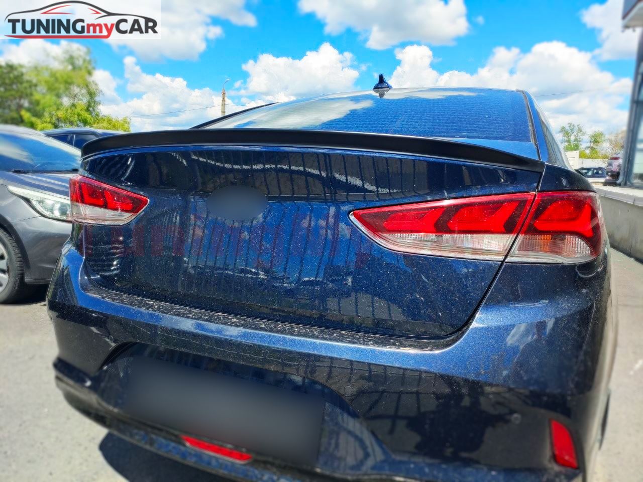 Лип-спойлер для Hyundai Sonata VII Рестайлинг 2017-2020 G4-6