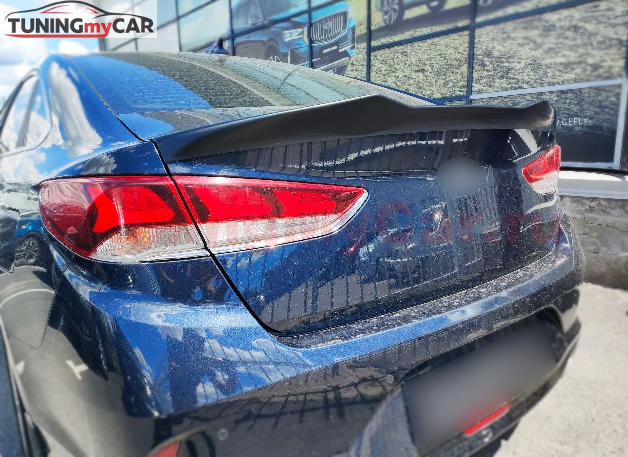 Лип-спойлер для Hyundai Sonata VII Рестайлинг 2017-2020 M4-Style G4-6