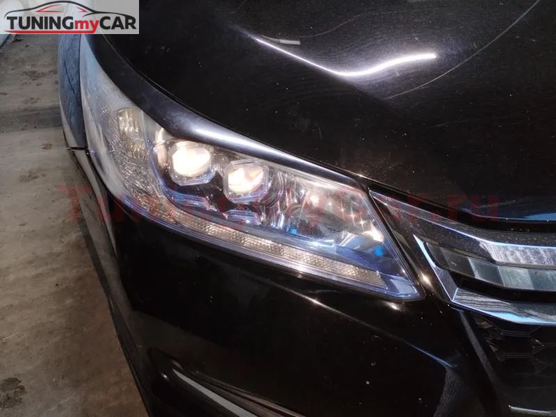 Реснички на фары HONDA ACCORD 2013г-