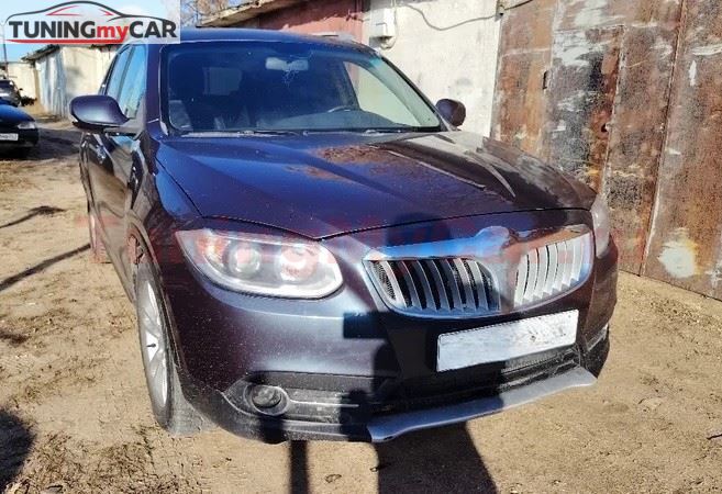 Накладки на фары (реснички) для Brilliance V5 2011-2019 дорест.