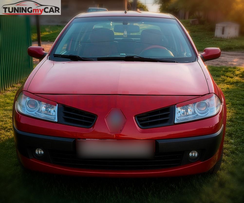 Реснички на фары RENAULT MEGANE 2006-2009 рестайлинг