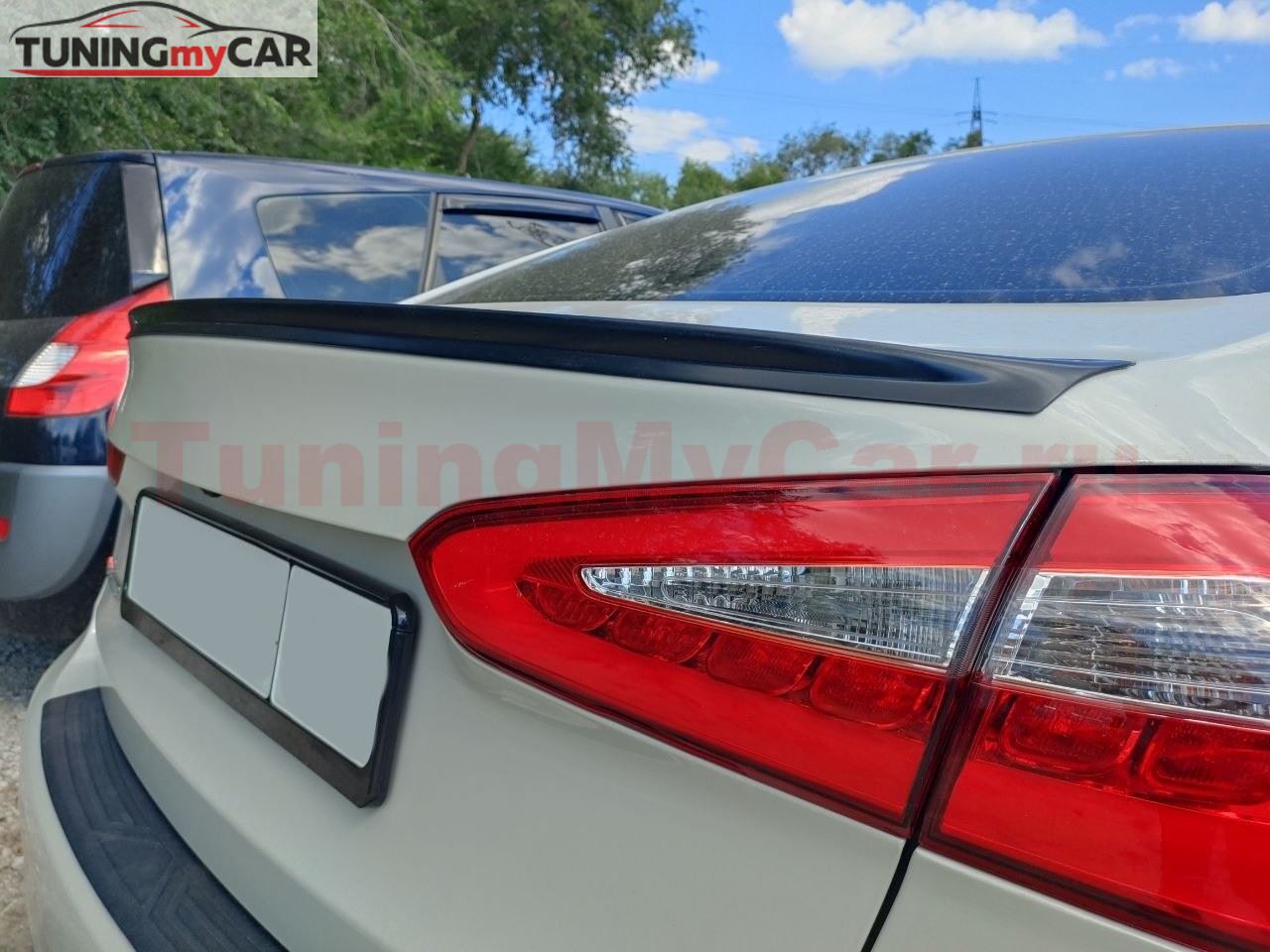 Лип-спойлер для Kia Cerato 3 дорестайлинг 2013-2016