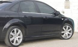 Пороги "ICС" для Ford Focus 2 2004-2011 (седан, хетчбек 3-5D)