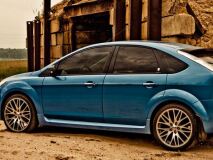 Пороги "ST" для Ford Focus 2 4-5D 2004-2011