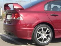 Юбка заднего бампера для Honda Civic 4d 2006-2012