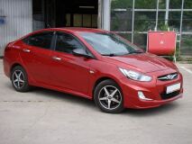 Пороги для Hyundai Solaris, Kia Rio 2010-2017