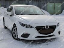 Реснички на фары для Mazda 3 2013-  (для стандартных фар)