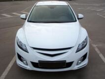 Реснички на фары для Mazda 6 2008-2012 (для моделей с адаптивными фарами)