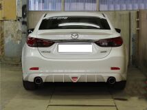 Диффузор заднего бампера для Mazda 6 2013- var№2