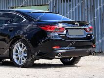 Диффузор заднего бампера для Mazda 6 2013- var№3