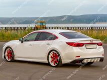 Диффузор заднего бампера для Mazda 6 2013- var№4
