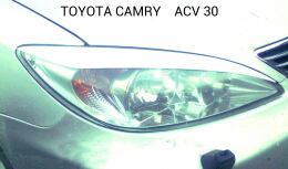 Реснички на фары для Toyota Camry ACV 30