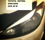 Реснички на фары для Toyota Estima ACR30W