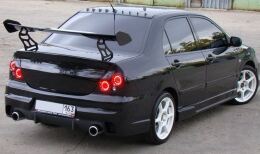 Пороги для Mitsubishi Lancer IX в стиле INGS Extreem