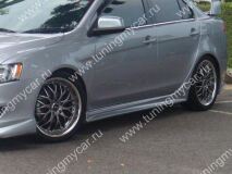 Пороги Zodiak для Mitsubishi Lancer X