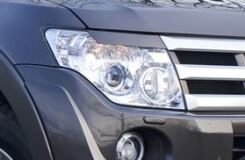 Реснички на фары для Mitsubishi Pajero 4 (2006-2015) Р10