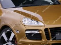 Реснички на фары для Porsche Cayenne 957