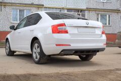 Диффузор заднего бампера для Skoda Octavia III A7 (2013-) 