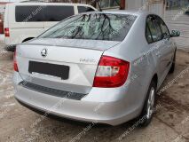 Защитная накладка заднего бампера для Skoda Rapid