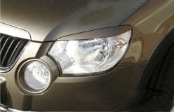Реснички на фары для Skoda Yeti 2009-2014