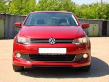 Юбка переднего бампера для VW Polo Sedan  (2010-2015)