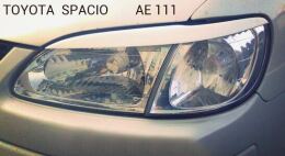 Реснички на фары для Toyota Spacio AE111 1997-2001