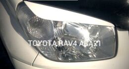 Реснички на фары для Toyota Rav4 ACA21 рестайлинг 2003-