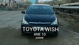 Реснички на фары для Toyota Wish ANE10 узкие