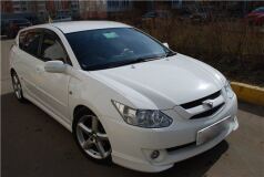 Реснички на фары для Toyota Caldina ZZT241 простая оптика 2002-2004