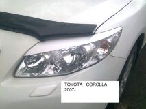 Реснички на фары для Toyota Corolla E150 2007-