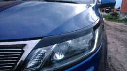 Реснички на фары для Kia Rio 2011-2015