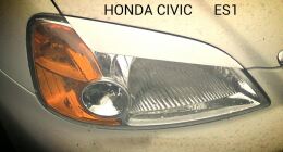 Реснички на фары для Honda Civic ES5 7 поколение 2000 - 2003