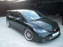 Решетка радиатора Mugen RR Style для Honda Civic 4D 2005-2009 ДОРЕСТАЙЛИНГ