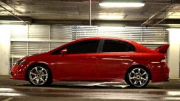 Пороги абс Mugen RR style Honda Civic VIII 4D 2006-2012 