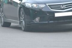 Накладки переднего бампера "Клыки" для Honda Accord 8 (рестайлинг)