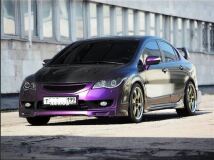 Пороги абс Mugen RR style Honda Civic VIII 4D 2006-2012 
