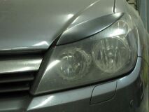 Реснички на фары узкие для Opel Astra H 2004-2011