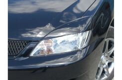 Накладки на фары широкие (реснички) для Mitsubishi Lancer 9 (2003-2010)