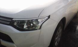 Реснички на фары для Mitsubishi Outlander 2012-2014